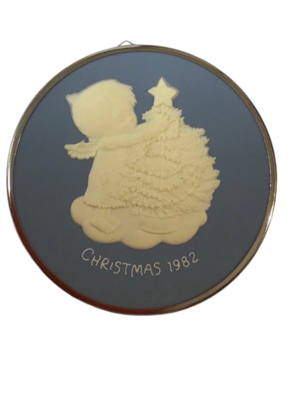 Hallmark 1982 Betsey Clark Cameo Christmas Ornament